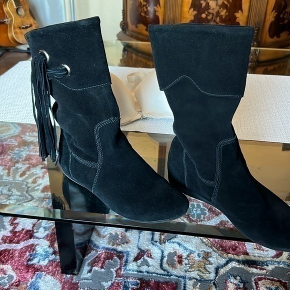 Suede Ankle Booties